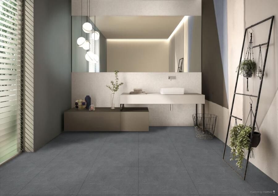 Navale Ficie vloertegel 30x60cm midden grijs glans gerectificeerd