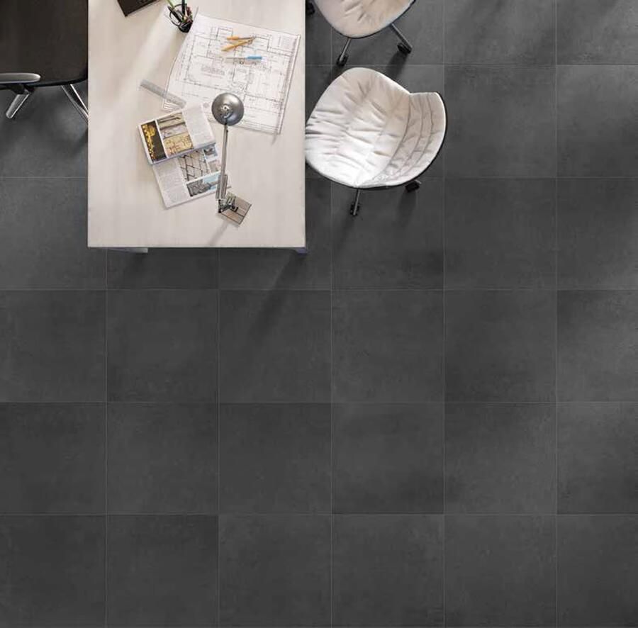 Rak Surface Vloertegel | 60x60 cm | Gerectificeerd | Mat Antraciet