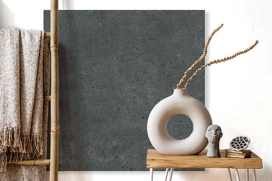 Rak Surface Vloertegel | 80x80 cm | Gerectificeerd | Mat Antraciet - Foto 3