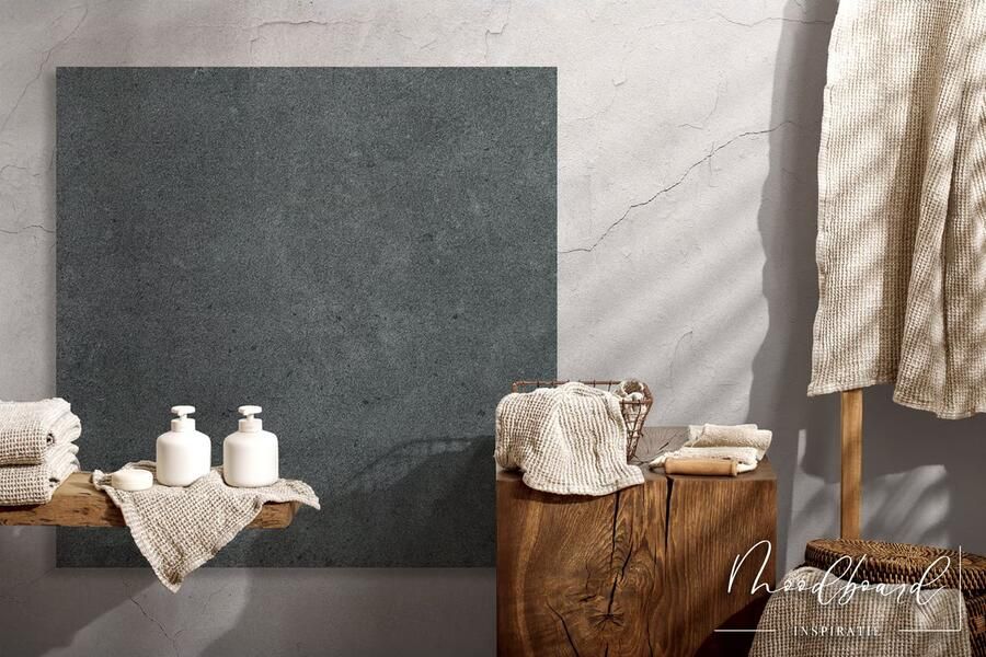 Rak Surface Vloertegel | 80x80 cm | Gerectificeerd | Mat Antraciet - Foto 2