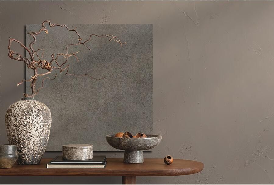 Rak Surface Vloertegel | 80x80 cm | Gerectificeerd | Mat Bruin