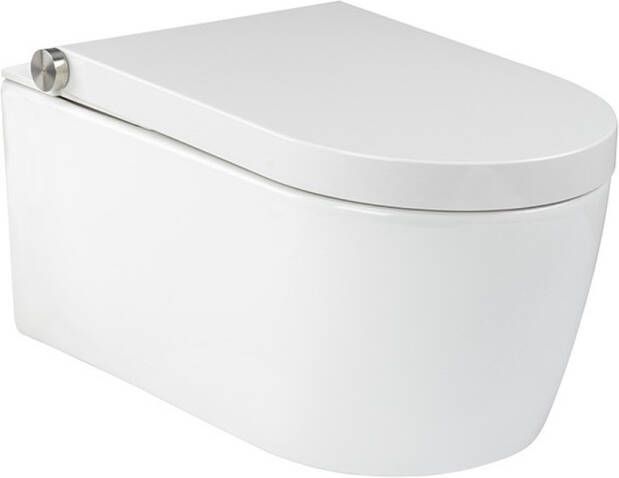 RapoWash Bold bidet toilet standaard model 59 cm met zitting zonder spoelrand