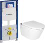 RapoWash Luxe (nieuw model) bidet toilet met zitting zonder spoelrand inclusief Geberit Sigma UP320 inbouwreservoir - Thumbnail 1