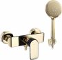 REA Douchekraan Bloom | Opbouw | Mengkraan | Incl.Handdoucheset | 1-weg | 1-hendel | Glans goud - Thumbnail 1