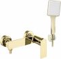 REA Douchekraan Storm | Opbouw | Mengkraan | Incl.Handdoucheset | hoh 15 cm | 1-hendel | Goud glans - Thumbnail 1
