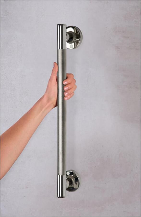 Ridder Ken badgreep met antislip 60 cm chroom - Foto 2