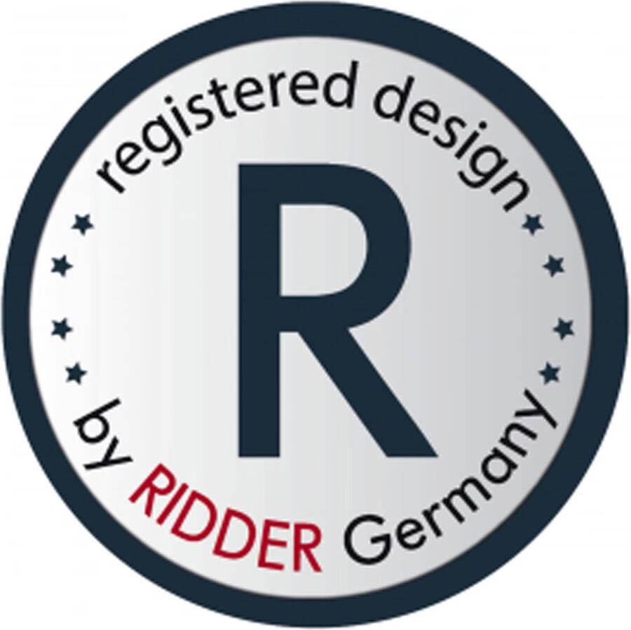 Ridder Pro badzitje verstelbaar wit