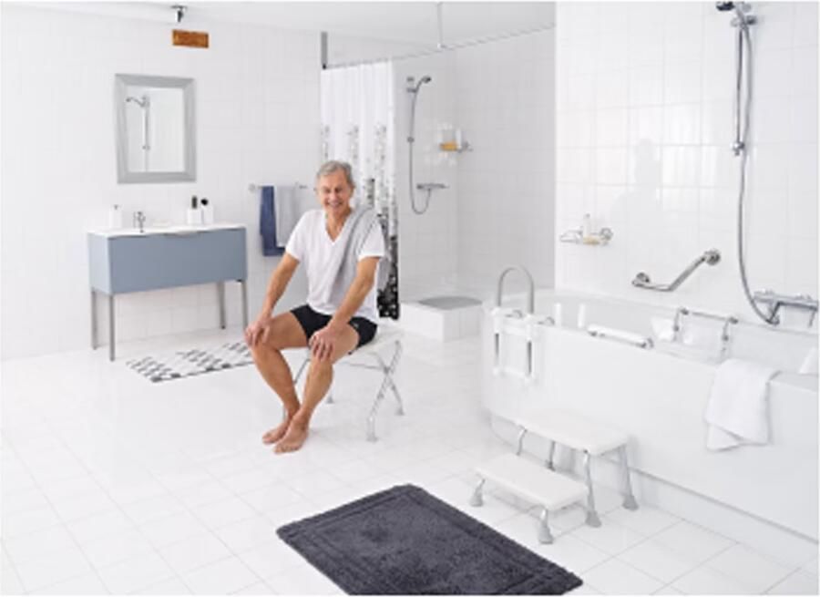 Ridder Sam badkamerkruk verstelbaar wit - Foto 3