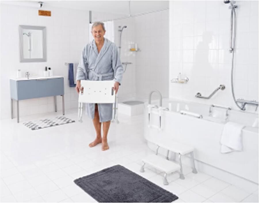 Ridder Sam badkamerkruk verstelbaar wit - Foto 2