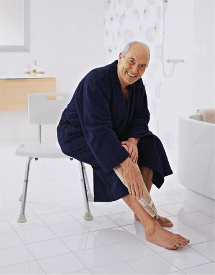 Ridder Sam badkamerstoel verstelbaar wit - Foto 2