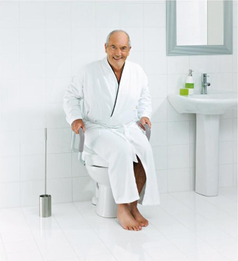 Ridder Sam toiletverhoger met armleuningen wit - Foto 3