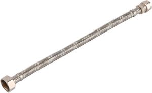 Riko Flexibele aansluitslang 30 cm 3 8" bu x 10 mm RVS