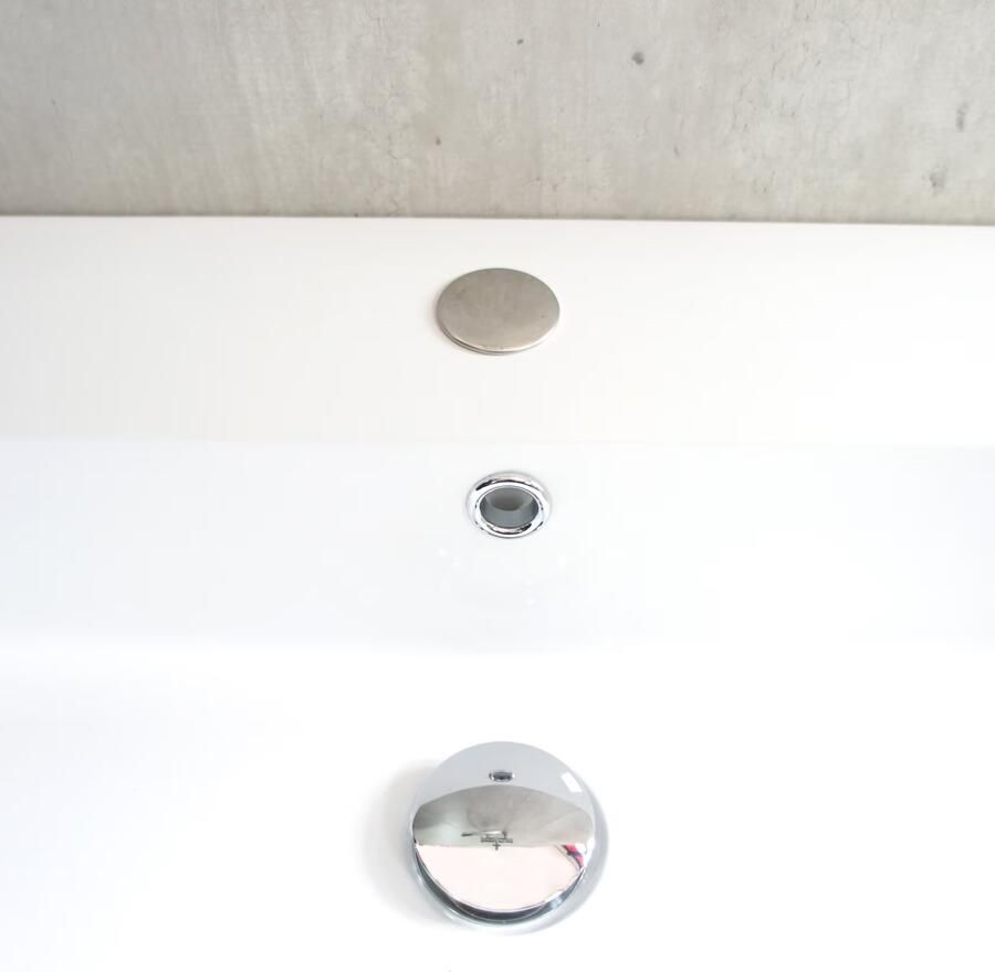 Riko Afvoerplug Wiesbaden Essential | Kraangat afdekkap | Messing | Rond | Chroom - Foto 2