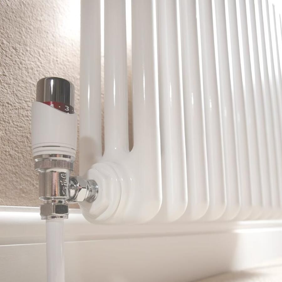 Sanifun Riko luxe thermostaatknop M-30 wit chroom.