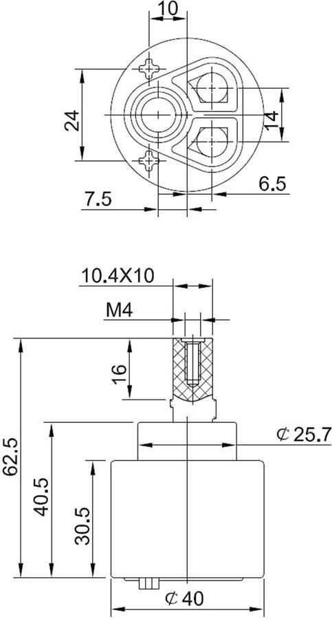 Wiesbaden Keramisch binnenwerk �40 mm laag model - Foto 3