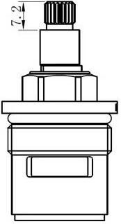 Riko Keramische binnenwerk | 3 4"D20 C koud - Foto 1