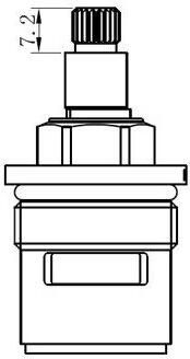 Riko Keramische binnenwerk | 3 4"D20 H warm - Foto 1