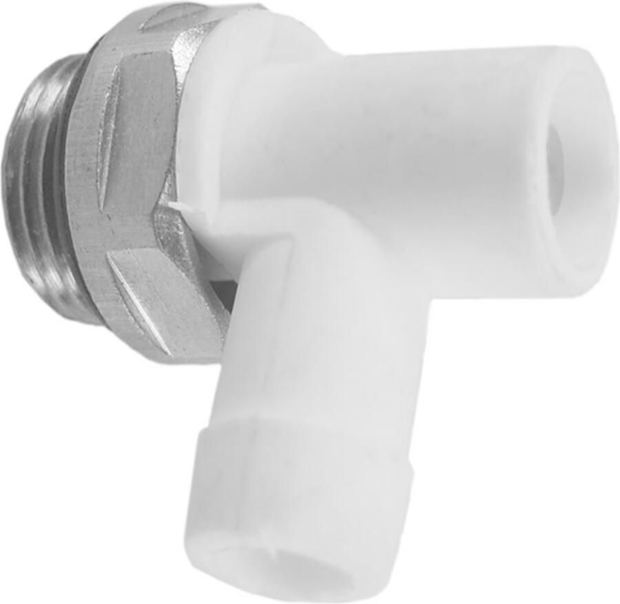 Sub radiator strangaftapper met o ring 1 2" messing