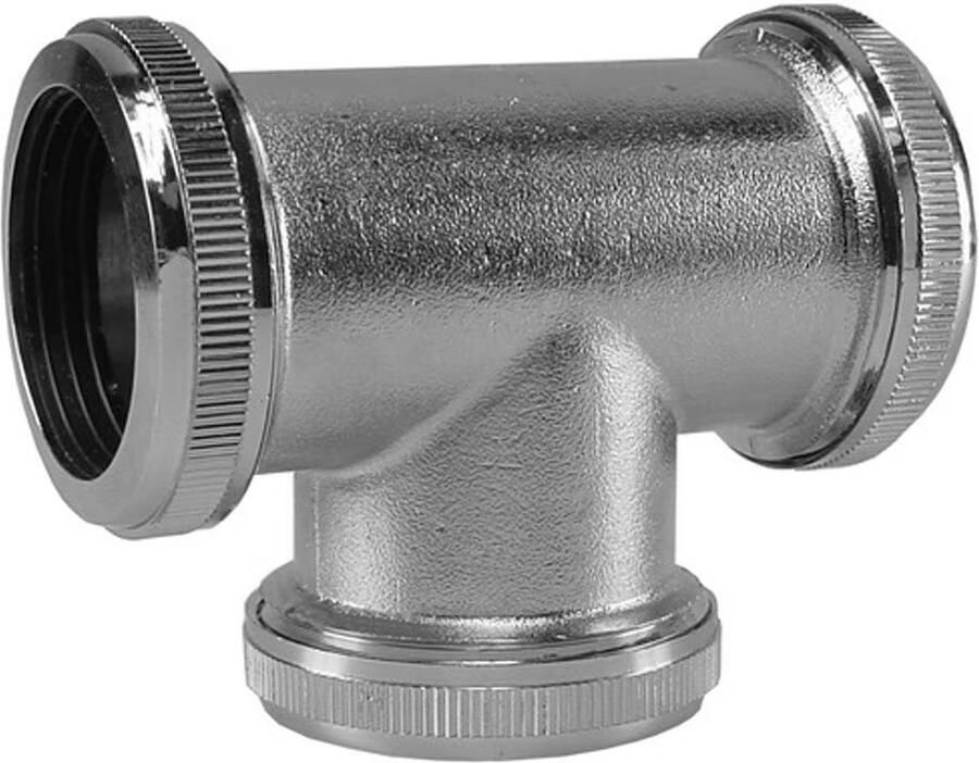 Riko Unimatch buisverbinder T-stuk voor vloerbuis 32 mm chroom - Foto 2
