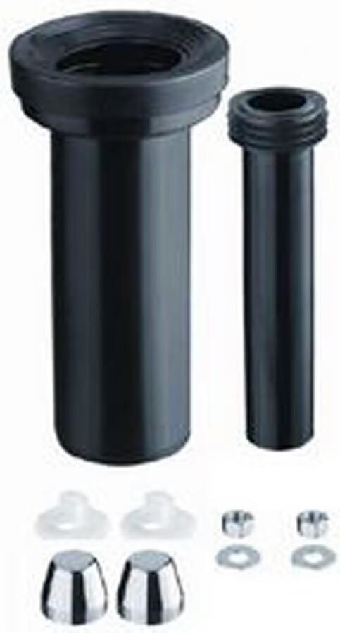 Geberit Aansluitgarnituur PE voor wandcloset Ø90mm verlengd 10cm 30cm m. afdichtrubber 152441461 - Foto 4