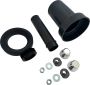 Riko Parts hangend toilet aansluitset 9-11 18 cm chroom zwart - Thumbnail 3