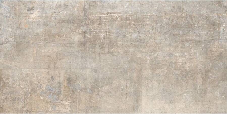 Rondine Murales Vloertegel | 40x80 cm | Gerectificeerd | Betonlook | Mat Beige