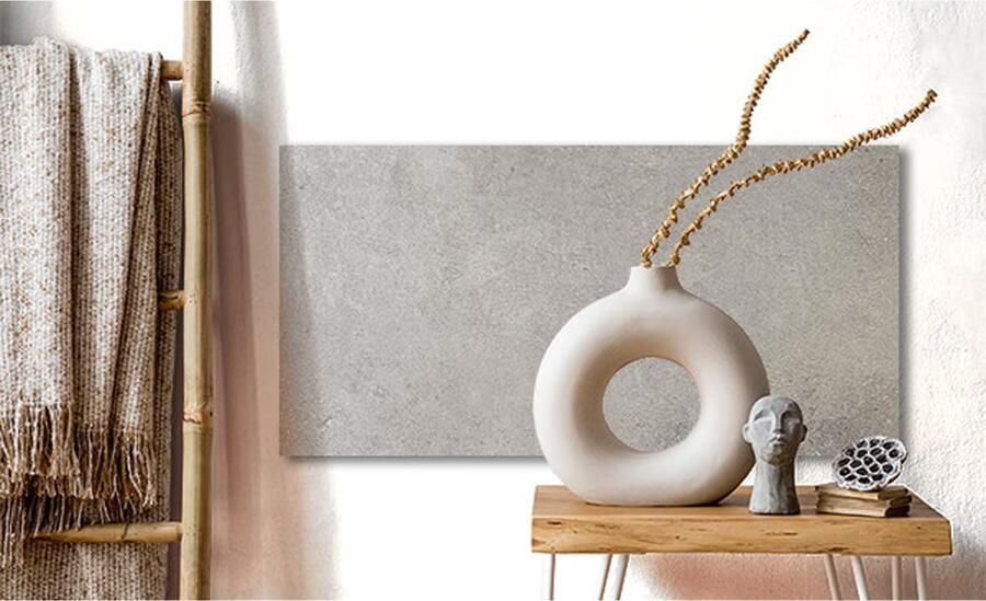 Rondine Loft Vloertegel | 30x60 cm | Gerectificeerd | Betonlook | Mat Grijs - Foto 3