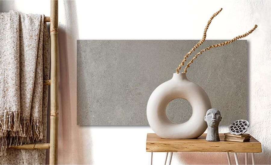 Rondine Loft Vloertegel | 30x60 cm | Gerectificeerd | Betonlook | Mat Grijs - Foto 3