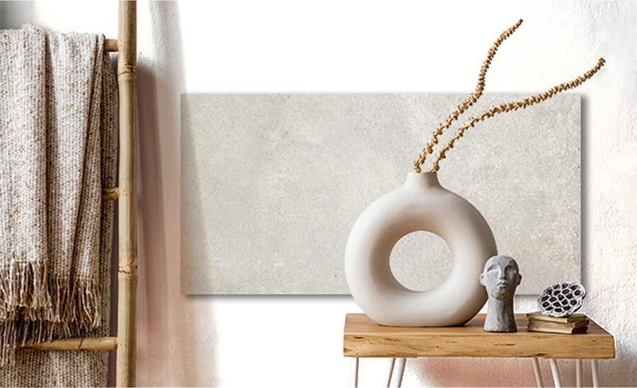 Rondine Loft Vloertegel | 30x60 cm | Gerectificeerd | Betonlook | Mat Wit - Foto 3