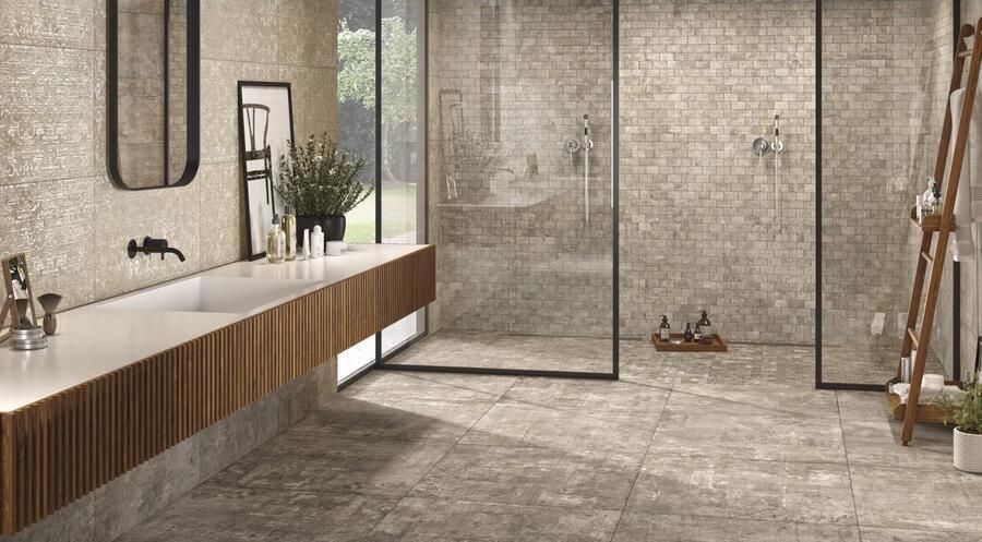 Rondine Murales Vloertegel | 40x80 cm | Gerectificeerd | Betonlook | Mat Antraciet - Foto 2