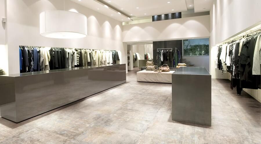 Rondine Murales Vloertegel | 40x80 cm | Gerectificeerd | Betonlook | Mat Beige - Foto 2