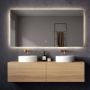 SaniClear Badkamerspiegel Aspen | 160x70 cm | Indirecte verlichting | Touch button | Met spiegelverwarming - Thumbnail 1