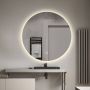 SaniClear Badkamerspiegel Circle | 80 cm | Rond | Indirecte LED verlichting | Touch button | Met verwarming - Thumbnail 1