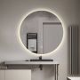 SaniClear Badkamerspiegel Circle | 90 cm | Rond | Indirecte LED verlichting | Touch button | Met verwarming - Thumbnail 1