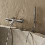SaniClear Badkraan Shine | Opbouw | Thermostaatkraan | Incl.Handdoucheset | 2-weg | 2-knops | Rond | Chroom - Thumbnail 1