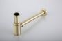 SaniClear Design Sifon Brass | 5 4" | Compact | Messing | Rond | Geborsteld messing - Thumbnail 1