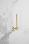 SaniClear Brass dubbele reserverol houder geborsteld messing mat goud - Thumbnail 1