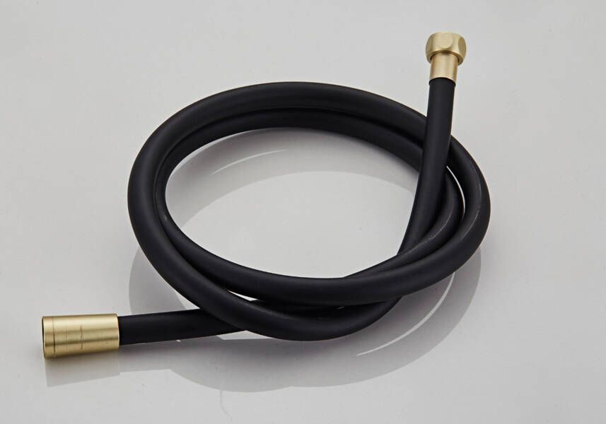 SaniClear Doucheslang Brass Pro | 150 cm | Messing | Glad | Messing mat zwart