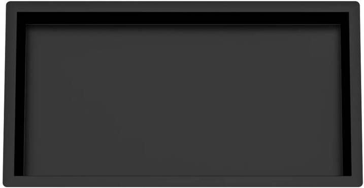 SaniClear Wandnis Fido | Inbouw | 30x60x7 cm | 1 vak | Mat zwart - Foto 2