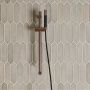 SaniClear Glijstang set Antique | 60 cm | Incl.Handdouche en Doucheslang | Verouderd messing - Thumbnail 1