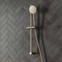 SaniClear Glijstang set Brass | 60 cm | Incl.Handdouche en Doucheslang | Geborsteld messing mat goud - Thumbnail 1