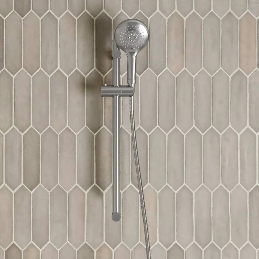 SaniClear Glijstang set Exclusive | 60 cm | Incl.Handdouche en Doucheslang | RVS