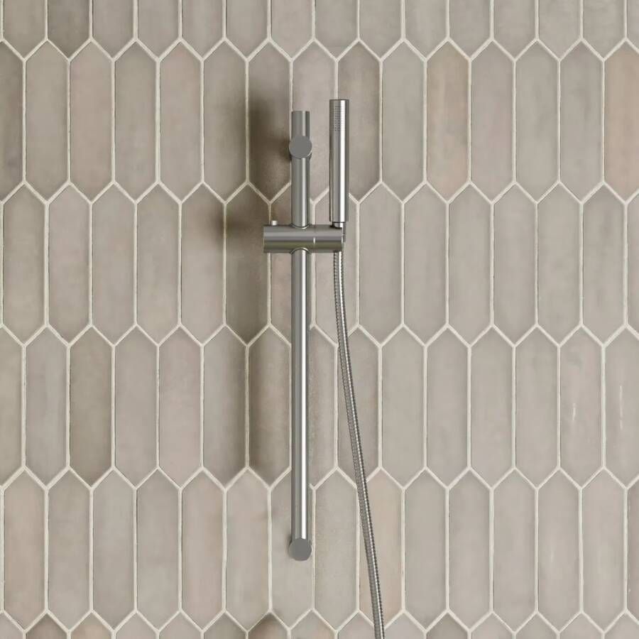 SaniClear Glijstang set Exclusive | 60 cm | Incl.Handdouche en Doucheslang | RVS