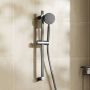 SaniClear Glijstang set Iron | 60 cm | Incl.Handdouche en Doucheslang | Verouderd ijzer gunmetal - Thumbnail 1