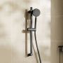 SaniClear Glijstang set Nero | 60 cm | Incl.Handdouche en Doucheslang | Mat zwart - Thumbnail 1