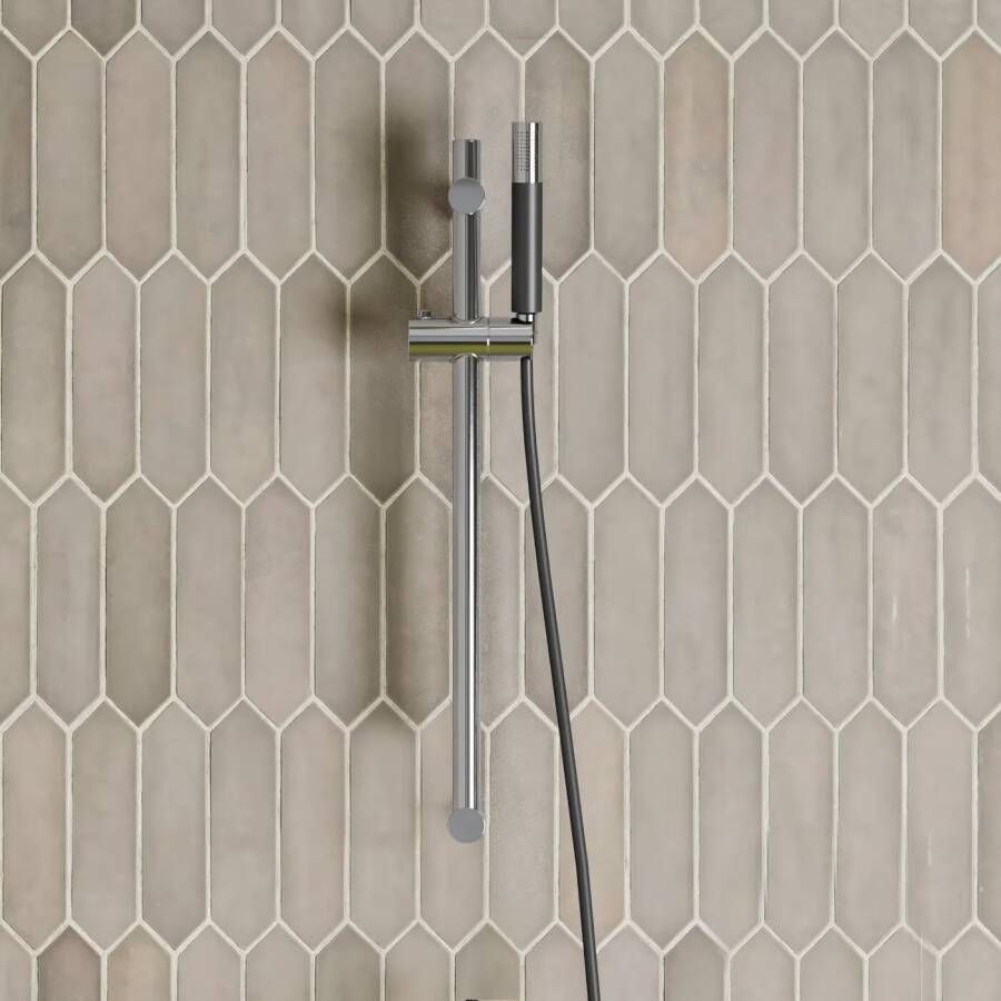 SaniClear Glijstang set Talpa | 60 cm | Incl.Handdouche en Doucheslang | Chroom