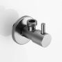 SaniClear Hoekstopkraan Iron | 1 2x1 2" | Verouderd ijzer Gunmetal - Thumbnail 1