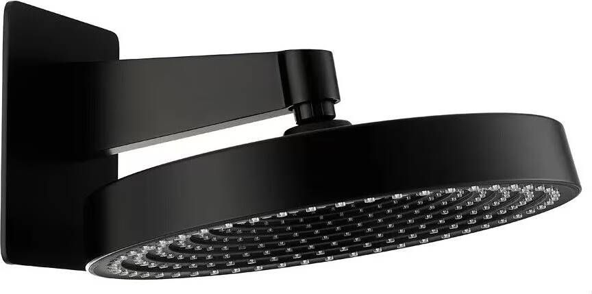 SaniClear Hoofddouche Evolution | 30 cm | Rond | Mat zwart