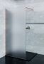 SaniClear Inloopdouche Blurred | 100x200 cm | Nano | Matglas | Geborsteld koper beslag - Thumbnail 1