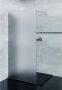 SaniClear Inloopdouche Blurred | 120x200 cm | Nano | Matglas | Rvs look beslag - Thumbnail 1